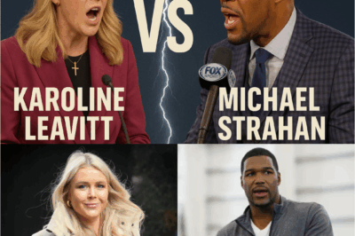 Karoline Leavitt vs. Michael Strahan: A Game Changing Clash on Live TV